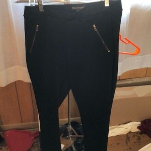 Black stretch dress pants